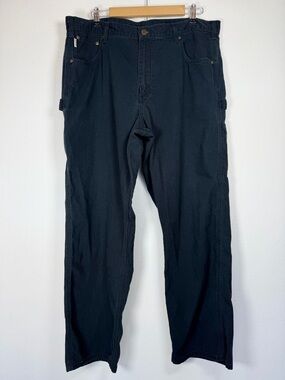 Carhartt Loose Fit Canvas Carpenter Work Pants Black Men's 40x30 B139 BLK